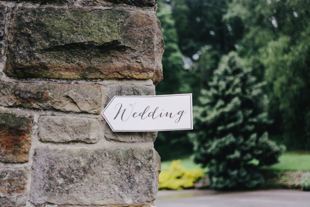 Welcome Signage for your Wedding