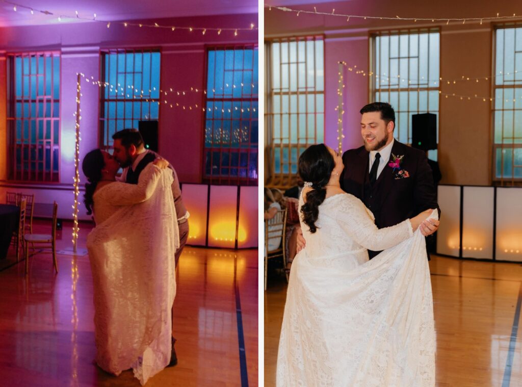 Couples first dance at their wedding