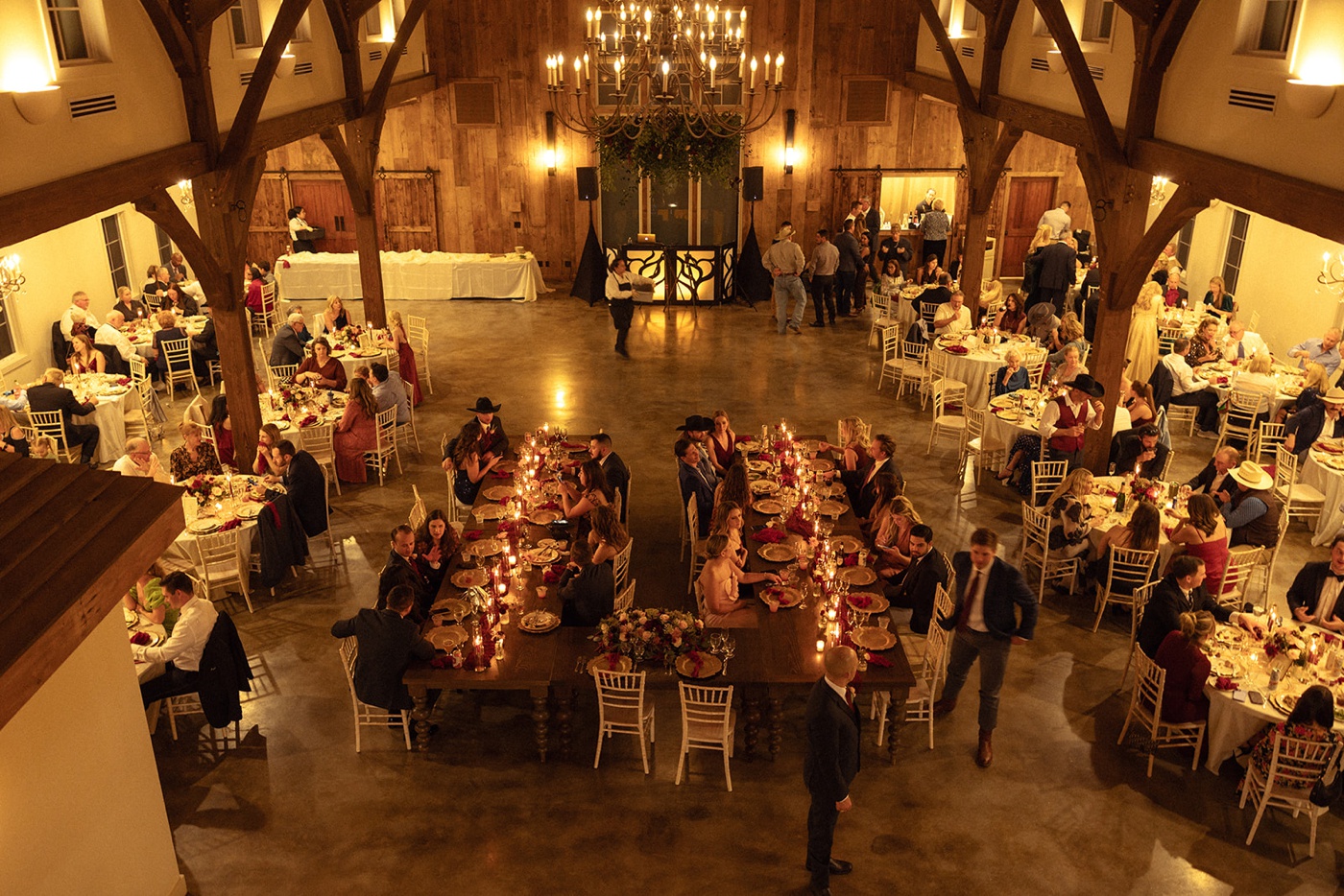 Wedding reception at La Bonne Vie Ranch