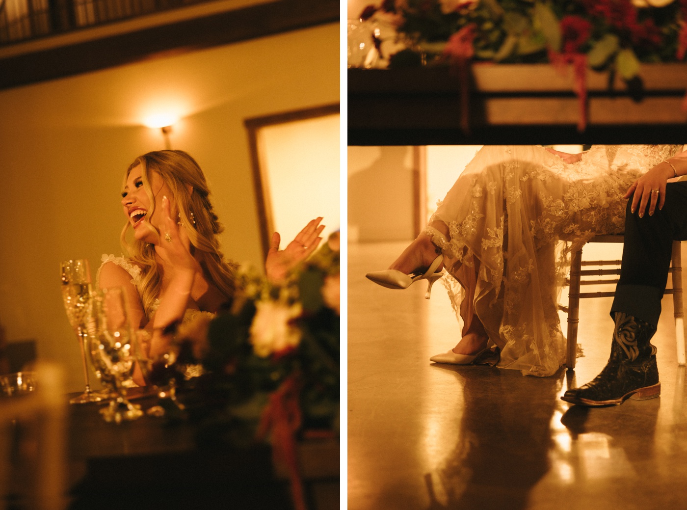 Wedding reception at La Bonne Vie Ranch