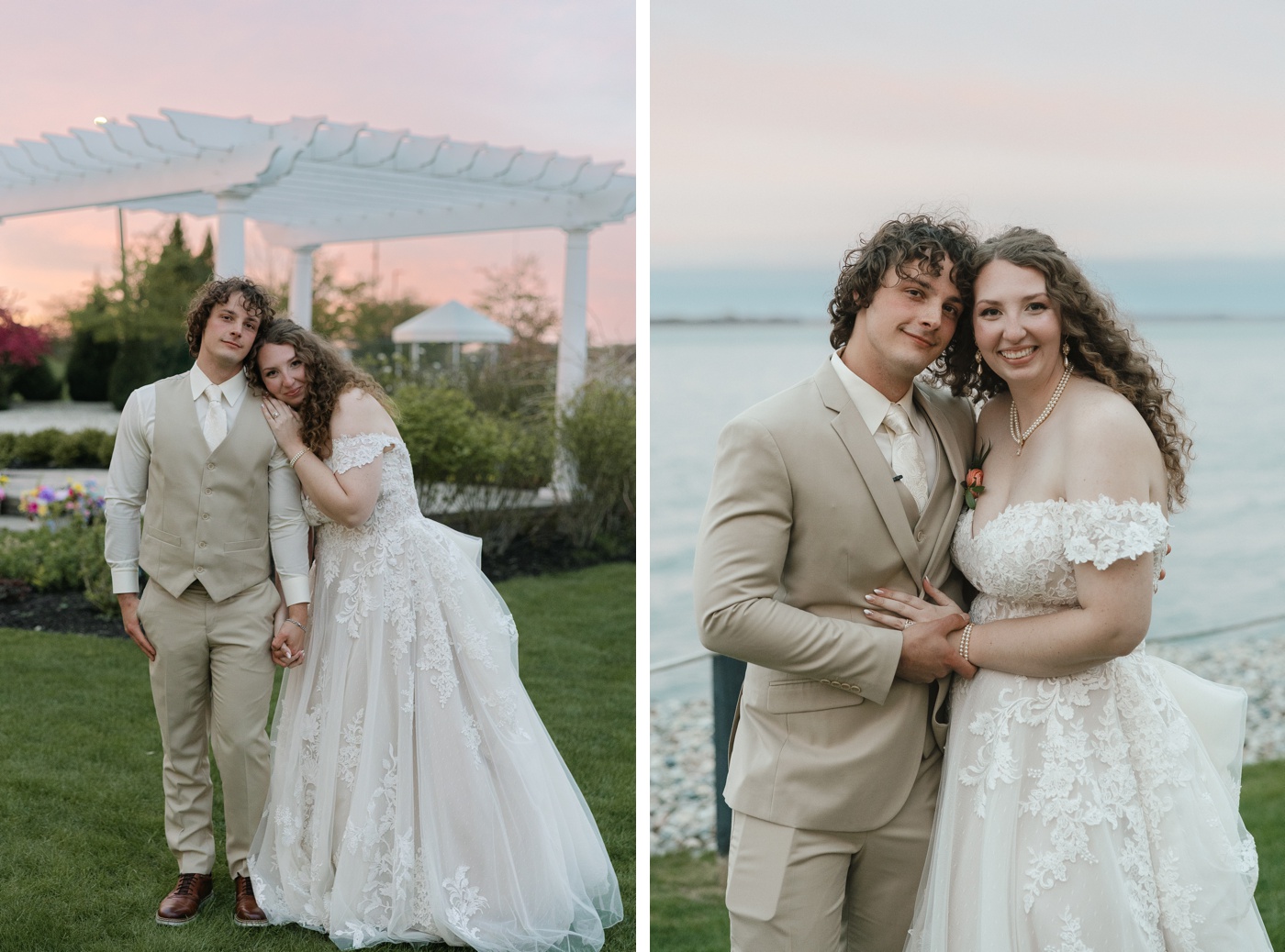Bridal portraits at Silver Shores in Detroit, MI