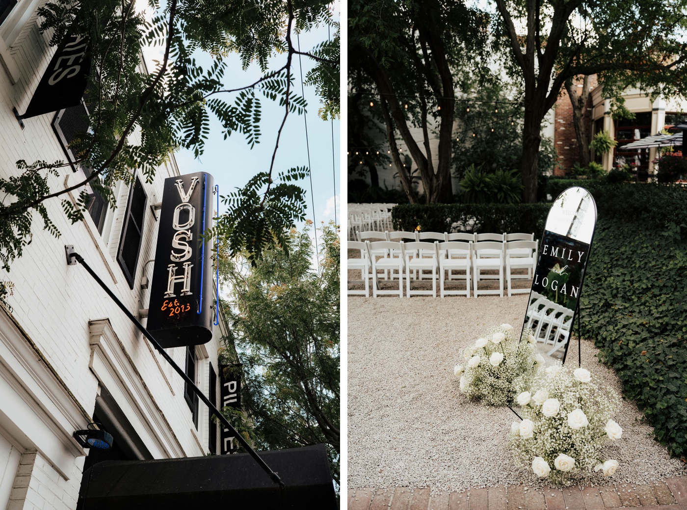 summer wedding at Georgetown & Vosh