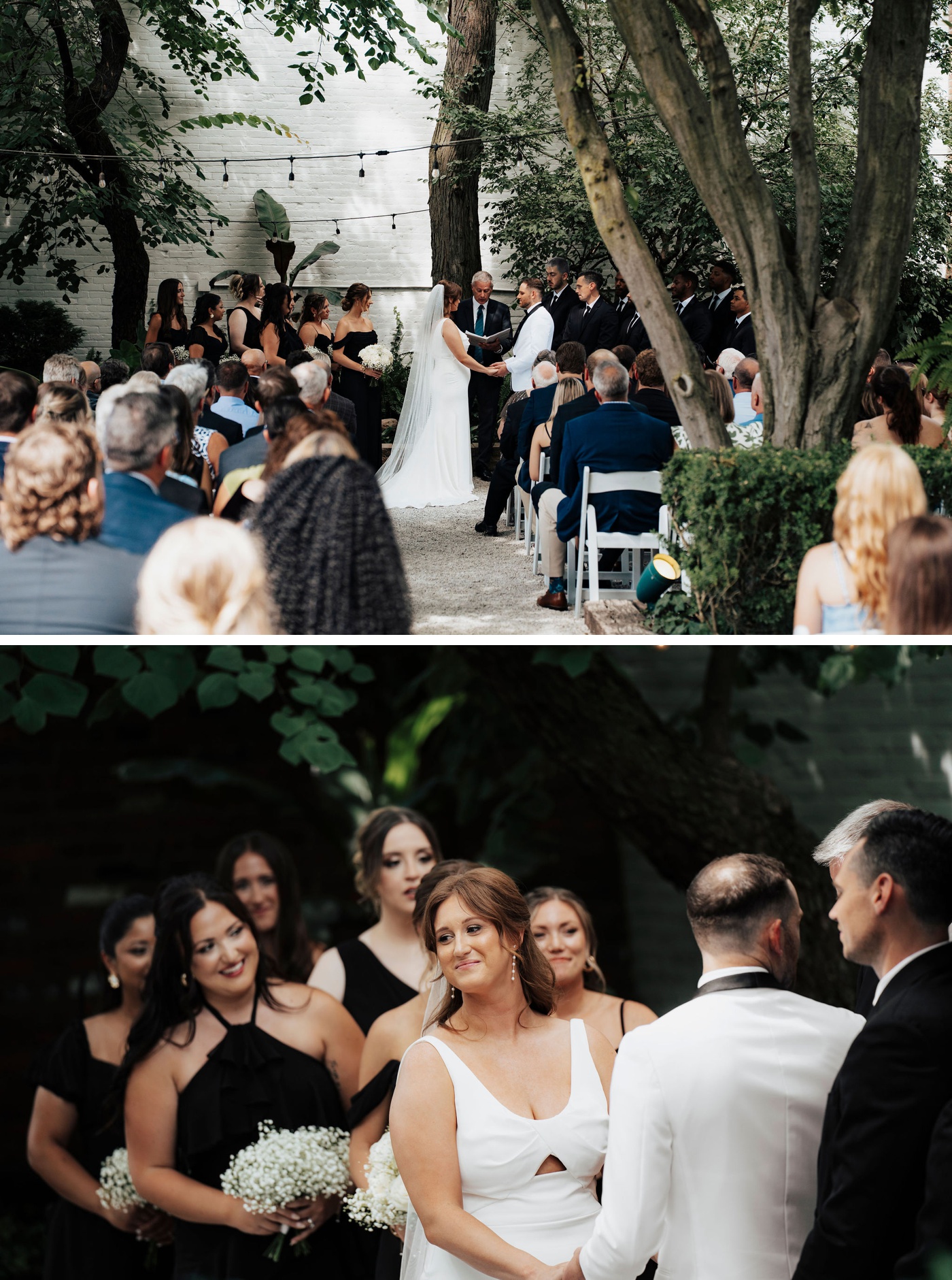 outdoor wedding ceremony at Georgetown & Vosh