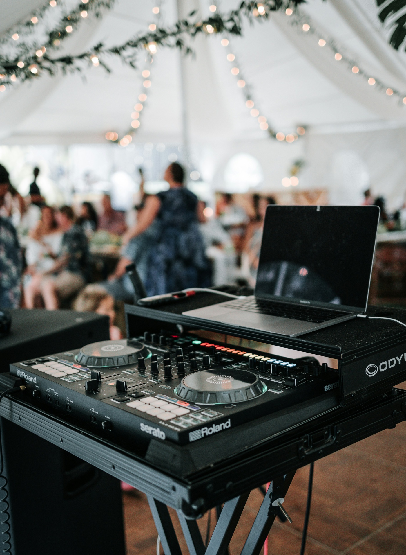 Wedding DJ set-up