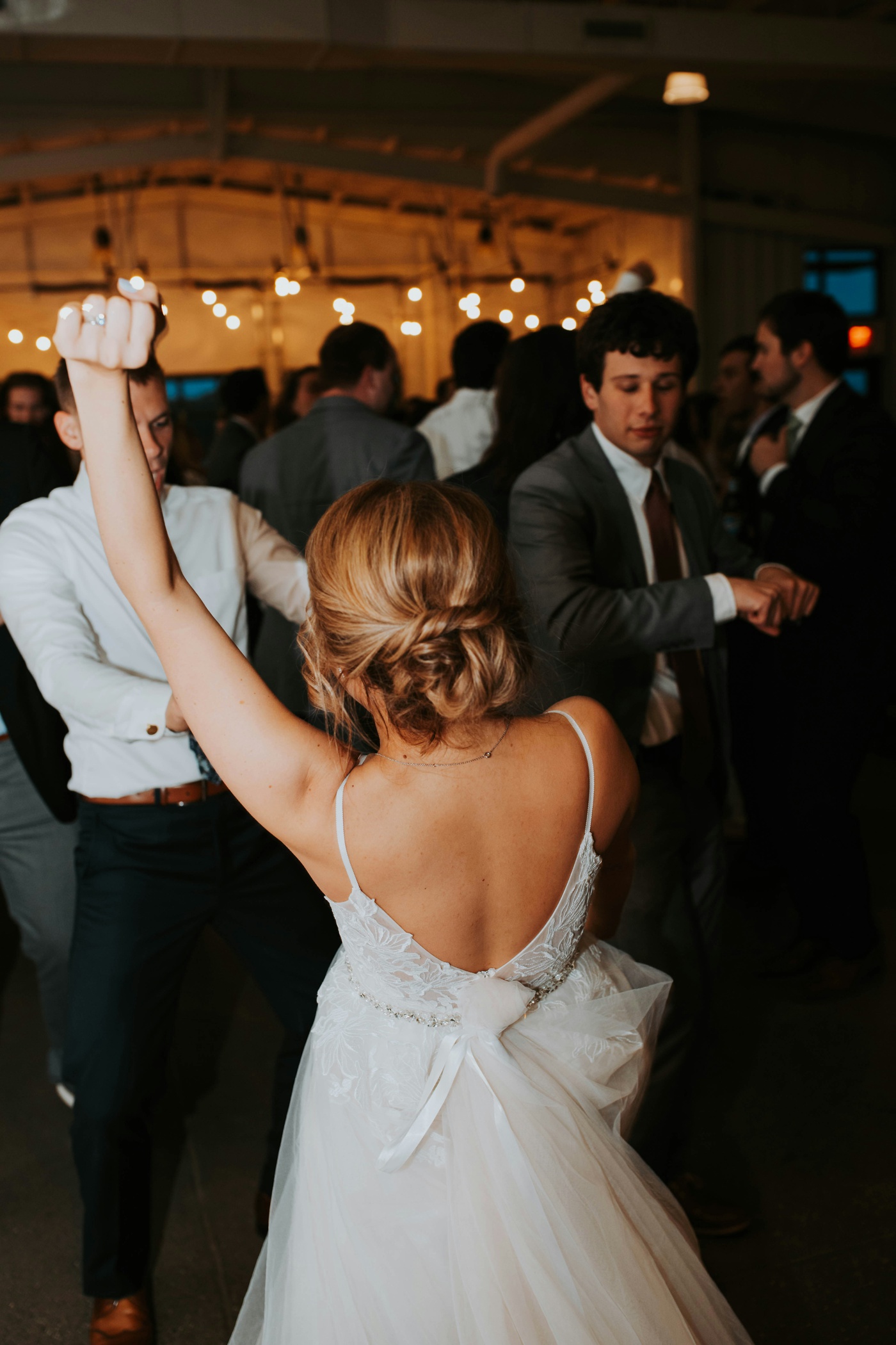 Bride dancing at her wedding